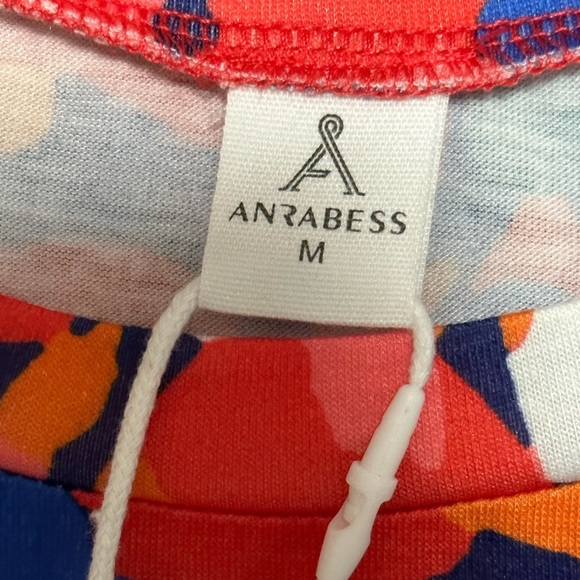 🌞 NWT ANRABESS Women's Sleeveless Maxi Sundress - Vibrant Abstract Print  🌞 - Picture 10 of 13